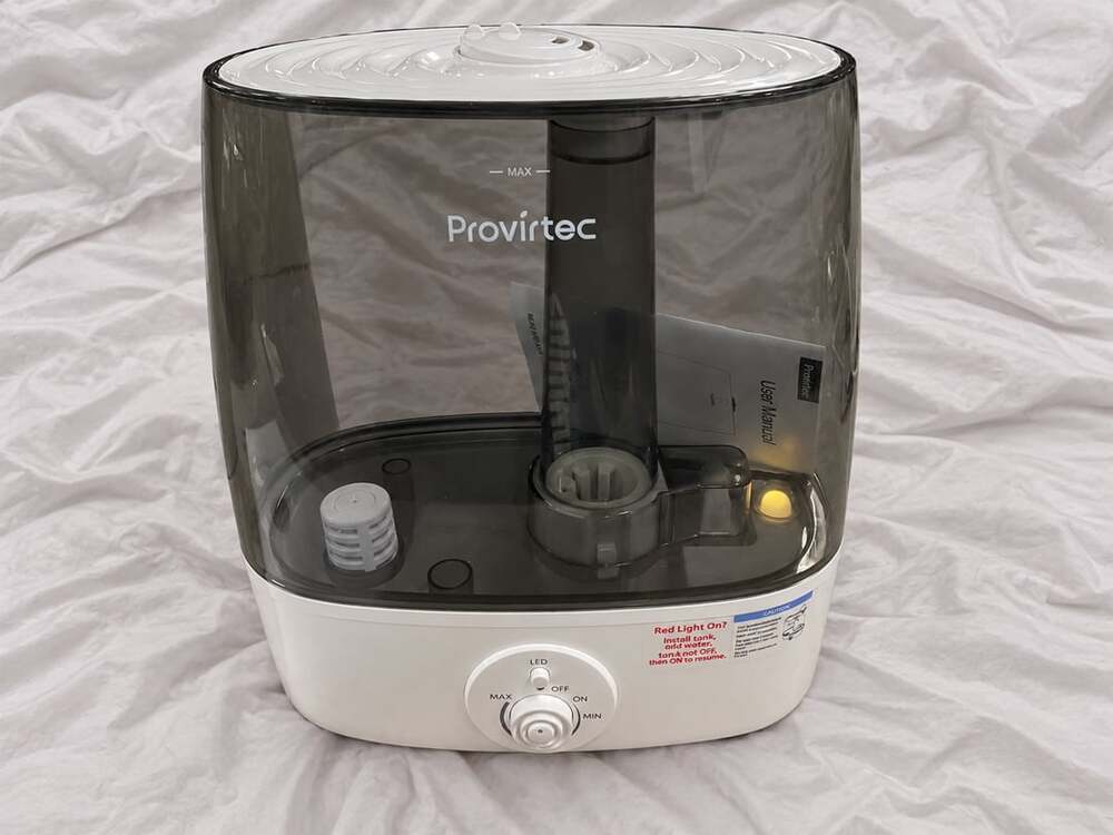 Provirtec CleanMist Humidifier HC-12 Ultrasonic Cool Mist Humidifier
